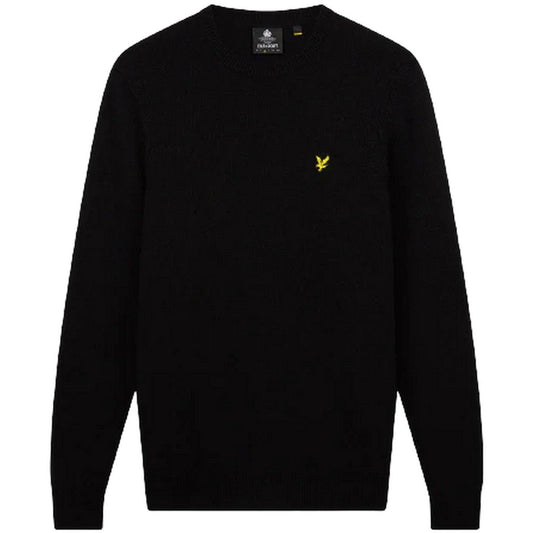 Maglioni Uomo Lyle & Scott - Crew Neck Lambswool Blend Jump - Nero