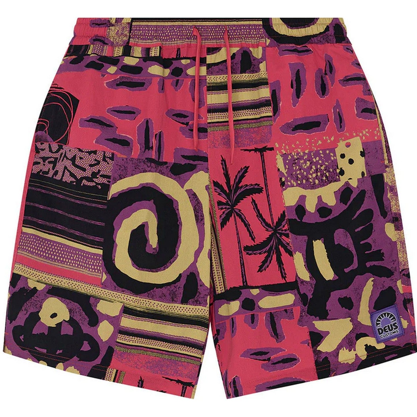 Pantaloncini e calzoncini Uomo Deus Ex Machina - Freamon Swim Short - Rosso