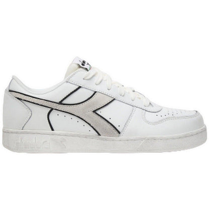 Sneaker Unisex Diadora - Magic Basket Low Icona Leather - Bianco