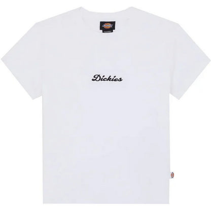 T-shirt Donna Dickies - Wellsville Ss Tee - Bianco