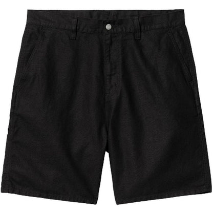 Bermuda Uomo Carhartt Wip - Walter Single Knee Short - Nero