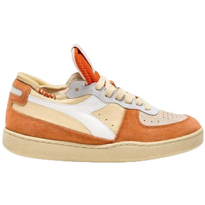 Sneaker Unisex Diadora - M I Basket Row Cut Podio Italia - Arancione