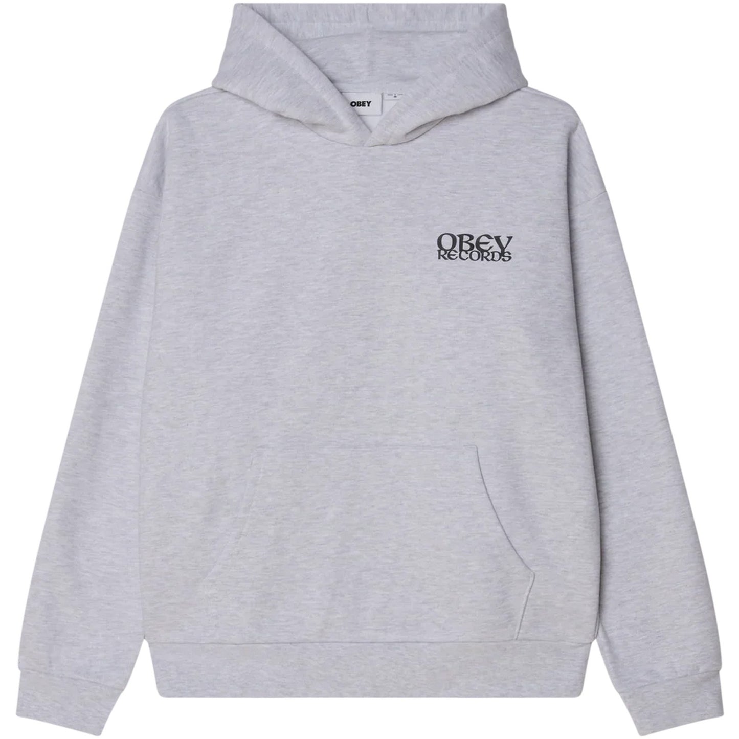Felpe con cappuccio Uomo Obey - Obey Disorder Extra Heavy Hood Fleece - Grigio