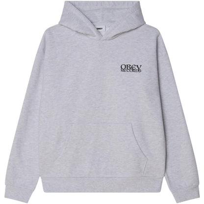 Felpe con cappuccio Uomo Obey - Obey Disorder Extra Heavy Hood Fleece - Grigio
