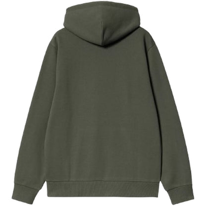 Felpe con cappuccio Uomo Carhartt Wip - Hooded Script Embroidery Sweat - Verde
