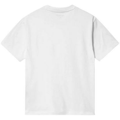T-shirt Donna Carhartt Wip - W' S/S Script Embroidery T-S - Bianco