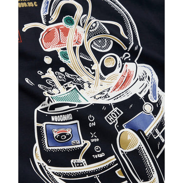T-shirt Uomo Woodbird - WBBaine Cook Tee - Blu
