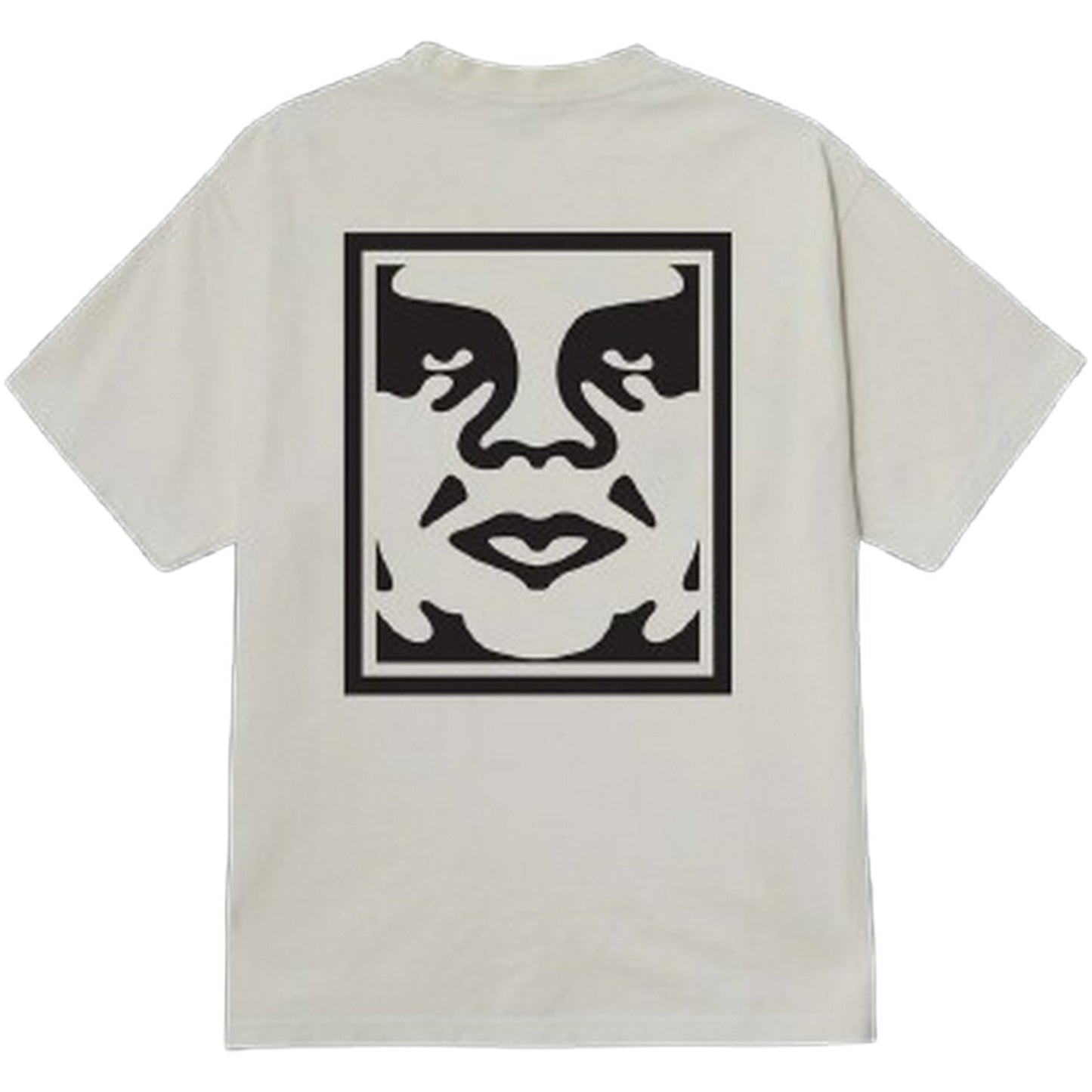 T-shirt Unisex Obey - Obey Bold Icon Face Tee - Bianco