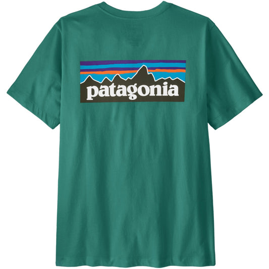 T-shirt Uomo Patagonia - M's P-6 Logo T-Shirt - Verde