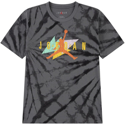 T-shirt Ragazzi Unisex Jordan - Jdb Geo Tie Dye Hbr Ss Tee - Grigio