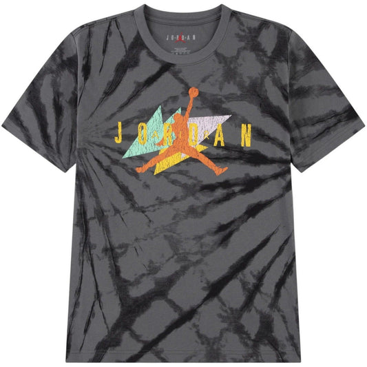 T-shirt Ragazzi Unisex Jordan - Jdb Geo Tie Dye Hbr Ss Tee - Grigio