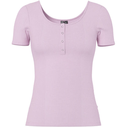 Canotte e top Donna Pieces - Pckitte Ss Top Noos Bc - Viola