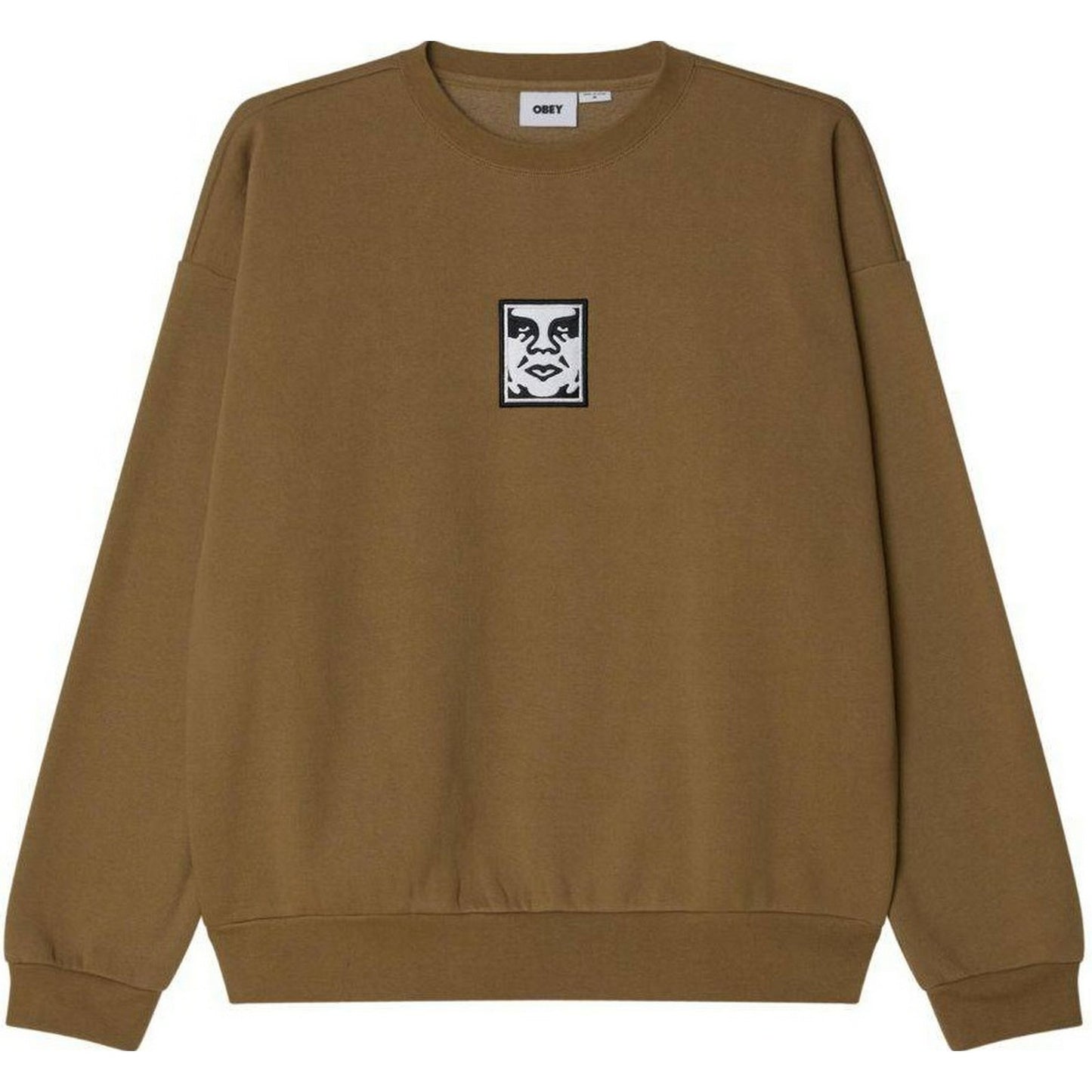 Felpe senza cappuccio Unisex Obey - Icon Extra Heavy Crew Ii Fleece - Multicolore