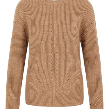 Maglioni Donna Pieces - Karie Ls O-Neck Knit Noos - Marrone