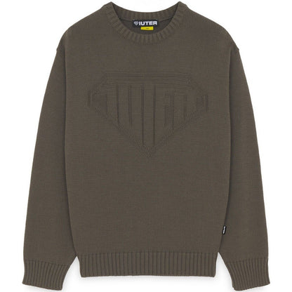 Maglioni Uomo Iuter - Links Logo Knit Sweater - Marrone