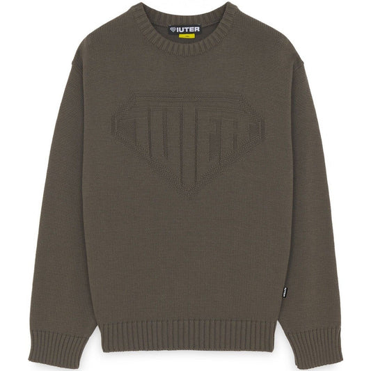Maglioni Uomo Iuter - Links Logo Knit Sweater - Marrone