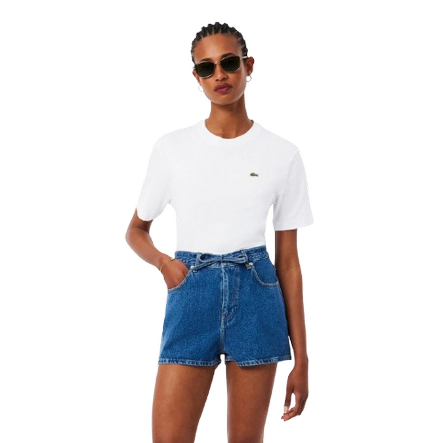 T-shirt Donna Lacoste - Tee-Shirts Donna - Bianco