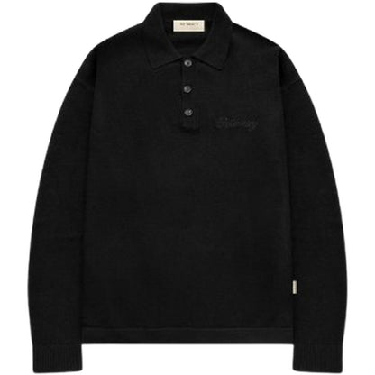 Polo a manica lunga Uomo Reternity - Designed To Create Polo - Nero