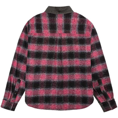 Camicie casual Uomo Evisu - Ht, Fabric Blocking Ls Denim Shirt - Nero