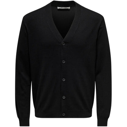 Cardigan Uomo Only & Sons - Onswyler Life Reg 14 Cardigan Knit - Nero