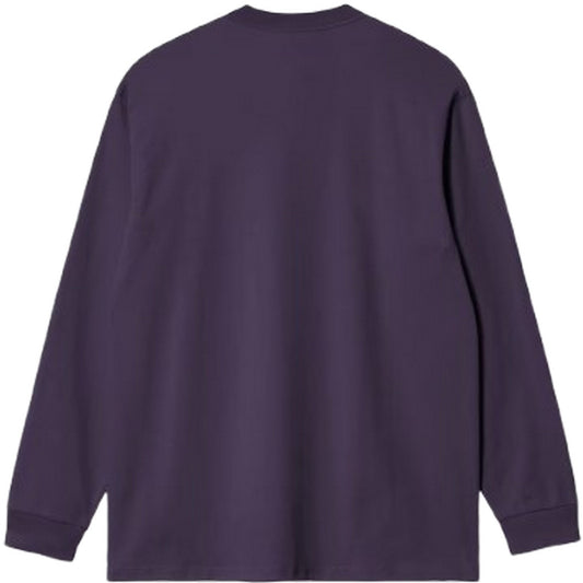Maglie a manica lunga Uomo Carhartt Wip - L/S Chase T-Shirt - Viola