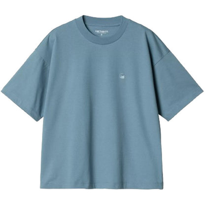 T-shirt Donna Carhartt Wip - W' S/S Chester T-Shirt - Blu