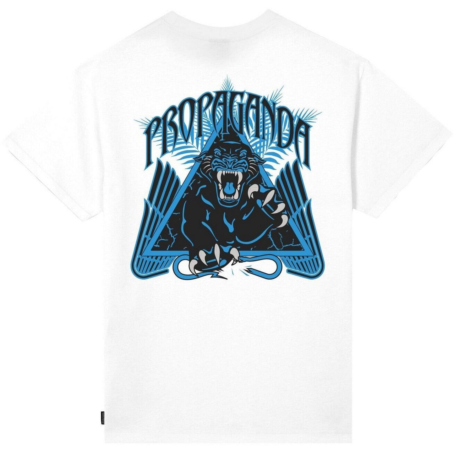 T-shirt Uomo Propaganda - T-Shirt M/M Triangle Panther - Bianco