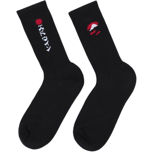 Calze Unisex Edwin - Kamifuji Socks - Nero