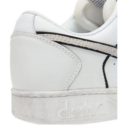 Sneaker Unisex Diadora - Magic Basket Low Icona Leather - Bianco