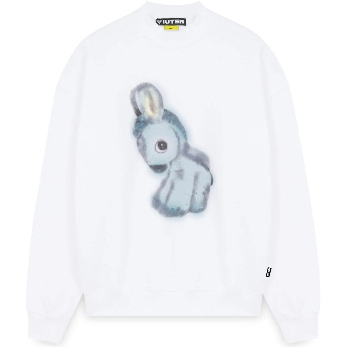 Felpe senza cappuccio Uomo Iuter - Plush Mockneck Sweatshirt - Bianco