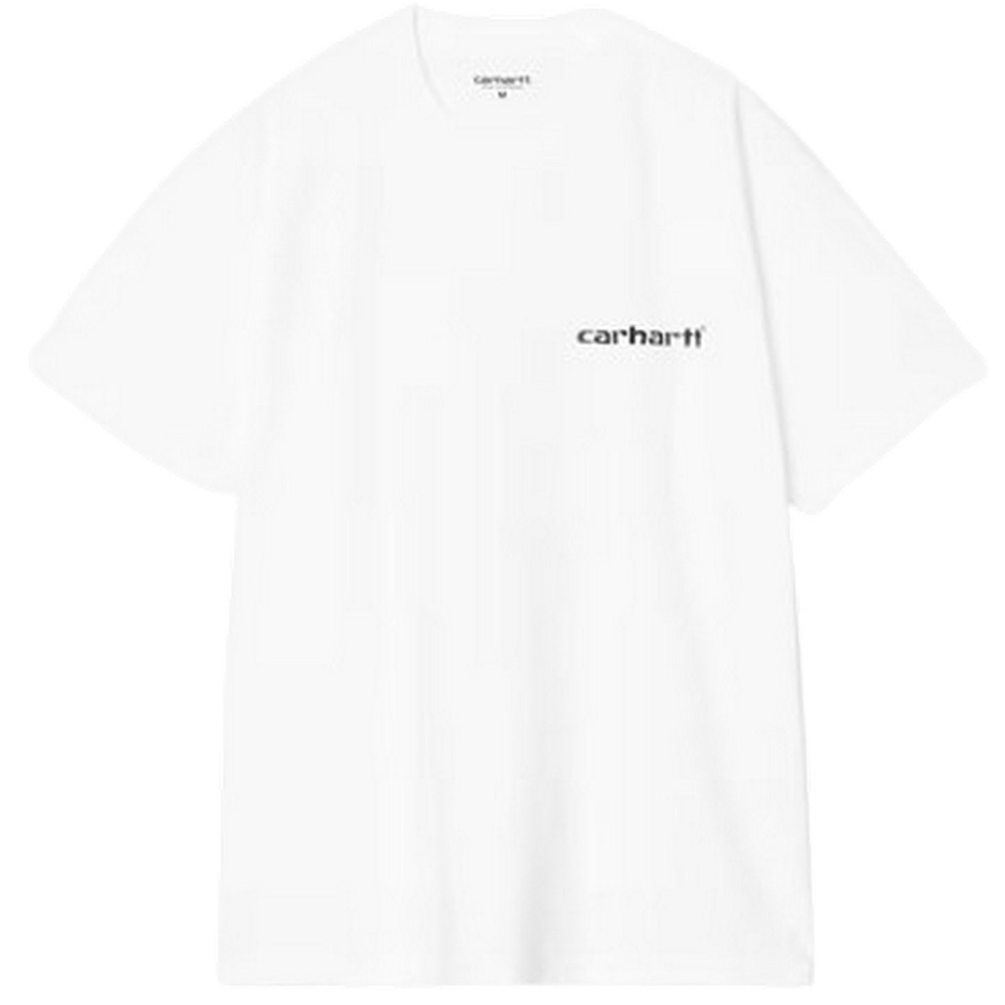 T-shirt Uomo Carhartt Wip - S/S Caps T-Shirt - Bianco