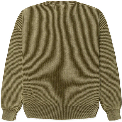 Felpe senza cappuccio Uomo Woodbird - WBSake Washed Crew - Verde