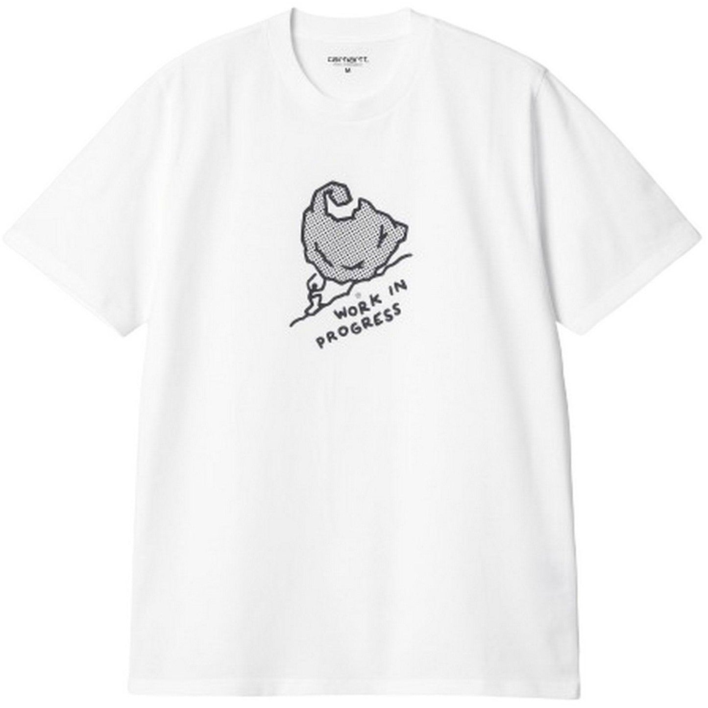 T-shirt Uomo Carhartt Wip - S/S Move On Up T-Shirt - Bianco