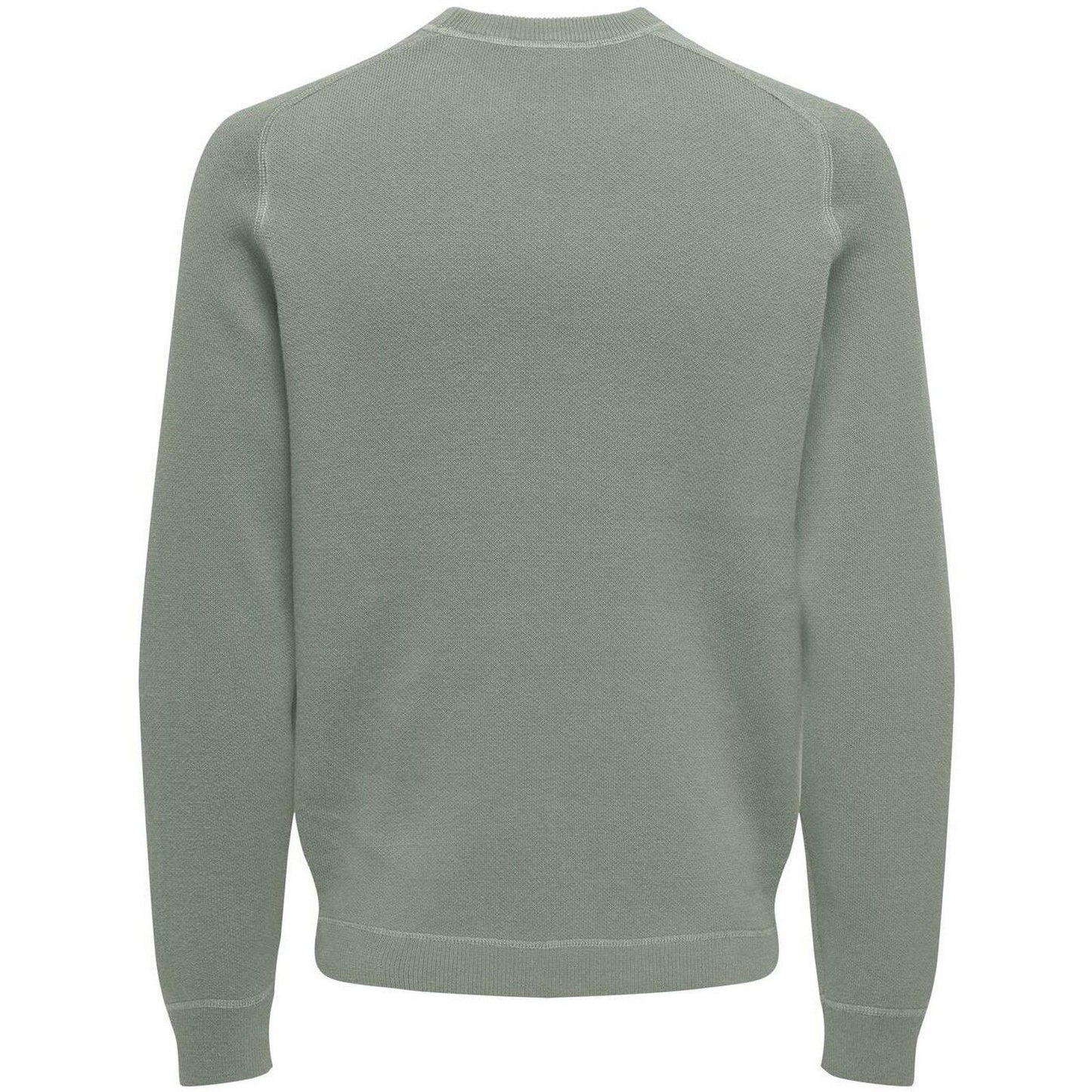 Felpe senza cappuccio Uomo Only & Sons - Onspin Reg 12 Solid Crew Knit - Grigio