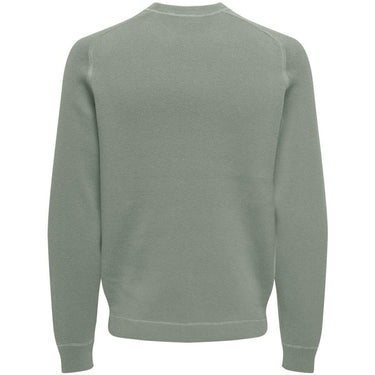 Only & Sons Men's Hoodies - Onspin Reg 12 Solid Crew Knit - Grey