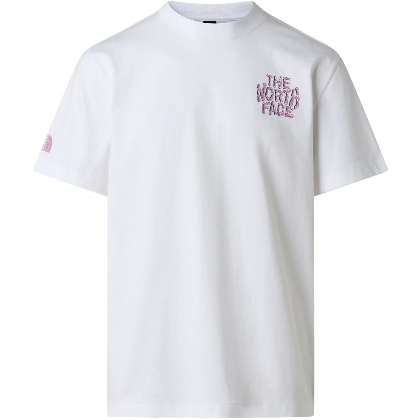 T-shirt Uomo The North Face - M Drip Logo Relaxed Short Sleeve Tee-Gra - Bianco