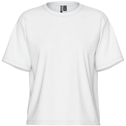 T-shirt Donna Pieces - Pcskylar Ss Tee Jrs Noos - Bianco