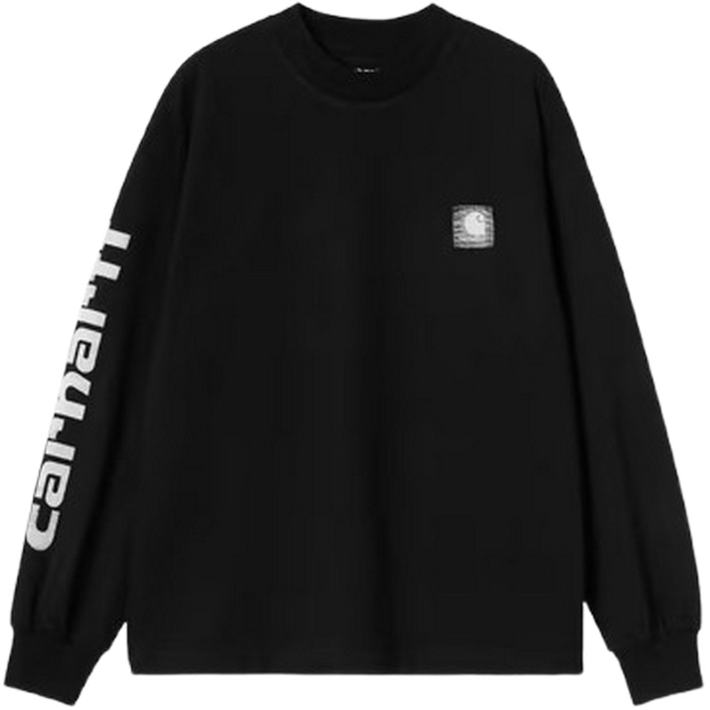 T-shirt Donna Carhartt Wip - W' L/S Archive Script T-Shirt - Nero