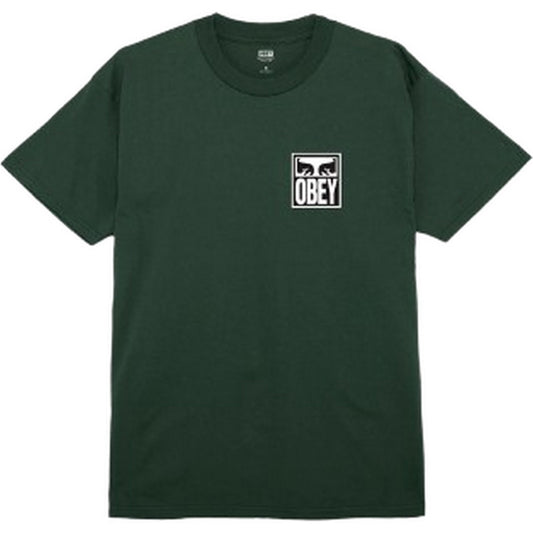 T-shirt Uomo Obey - Obey Eyes Icon 2 Classic Tee - Verde