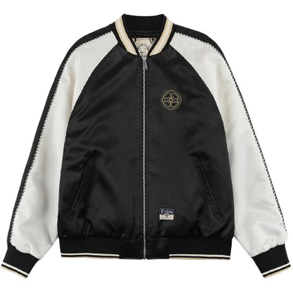 Giacche Uomo Evisu - Ht, Whale Emb. Souvenior Jacket - Nero