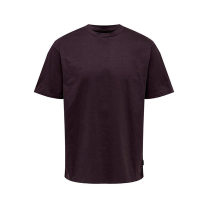 T-shirt Uomo Only & Sons - Onsfred Rlx Ss Tee Noos - Bordeaux