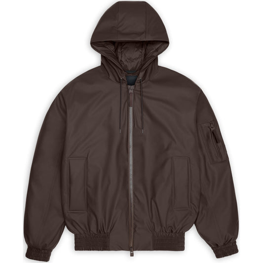 Giacche impermeabili Uomo Rains - Lohja Insulated Bomber Jacket W3T1 - Marrone