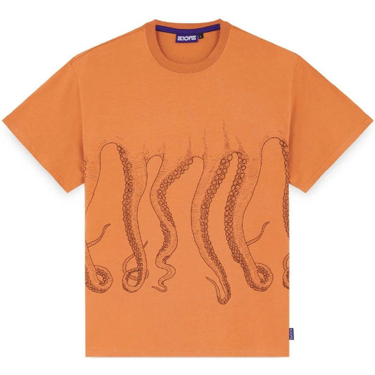 T-shirt Uomo Octopus - Octopus Outline Tee - Marrone