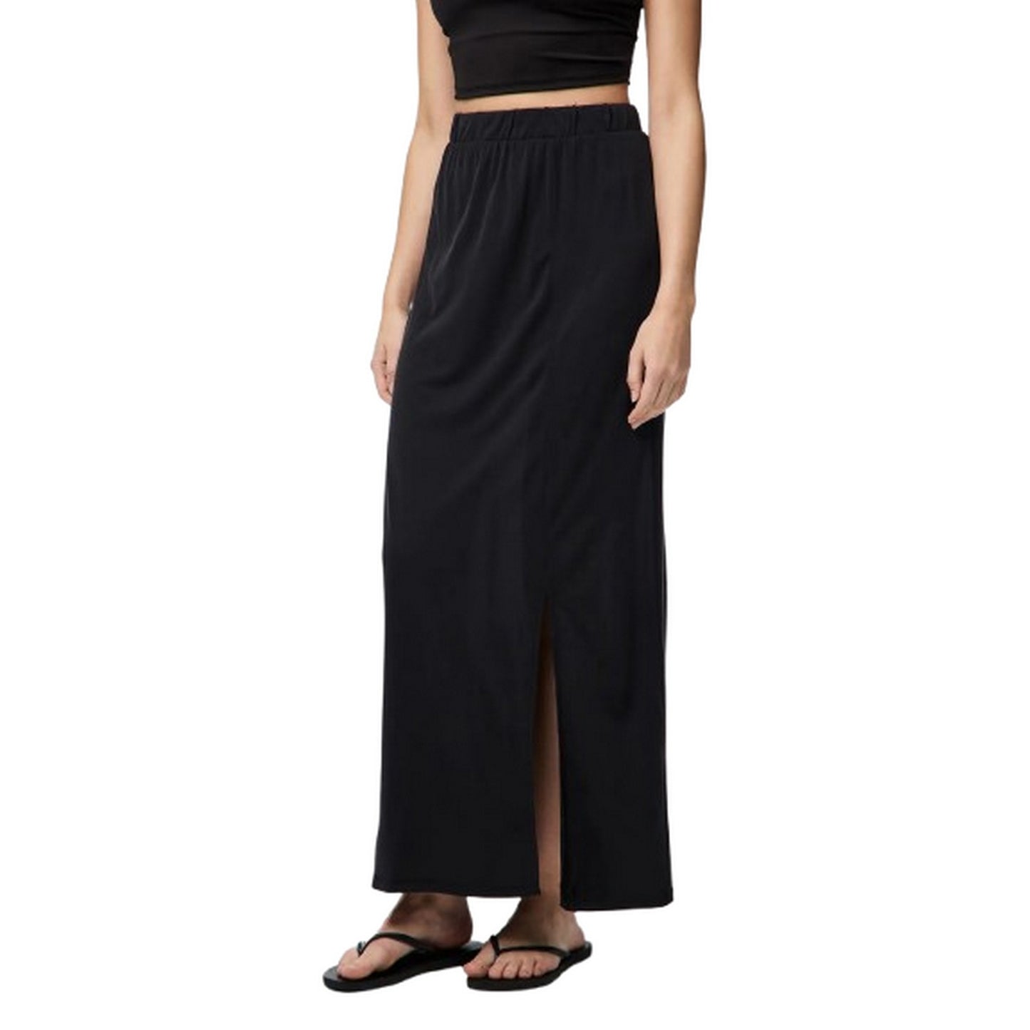 Gonne casual Donna Pieces - Pcanora Hw Ankle Skirt Jrs Noos Bc - Nero