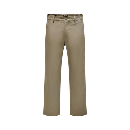 Pantaloni Uomo Only & Sons - Onsedge-Ed Loose 0073 Pant Noos - Beige