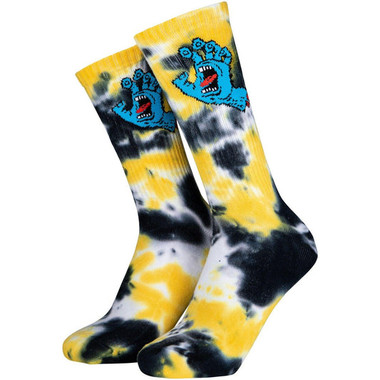 Calze Uomo Santa Cruz - Screaming Hand Tie Dye Sock - Multicolore