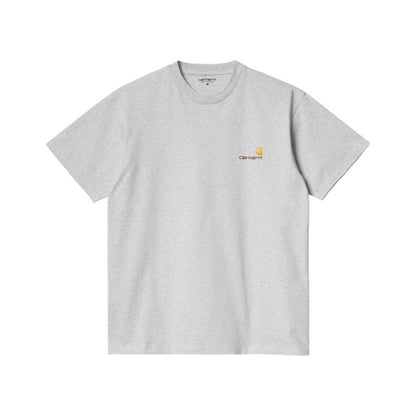 T-shirt Uomo Carhartt Wip - S/S American Script - Grigio