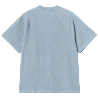 T-shirt Donna Carhartt Wip - W' S/S Signature T-Shirt - Celeste