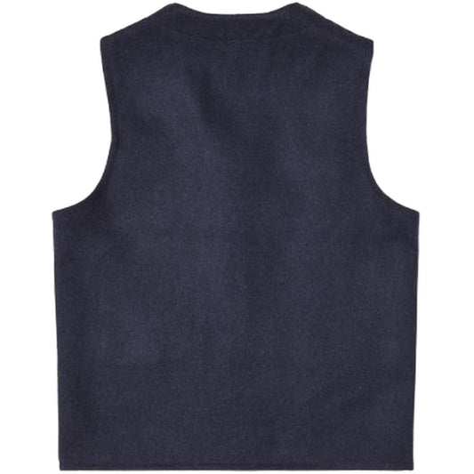 Gilet Uomo Chesapeake's - Chesapeake's Outdoor Heavy Weight Wool vest Oregon - Blu
