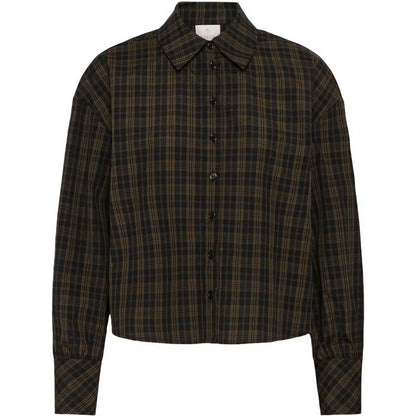 Camicie Donna Kaffe - KAhelie check shirt - Nero